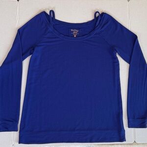 Lilly Pulitzer Women's Royal Blue Long Sleeve Top
